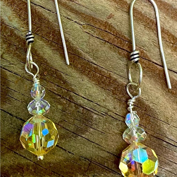 Swarovski Crystal Earrings. Very high quality. Hand wired. These are gorgeous - Picture 6 of 6